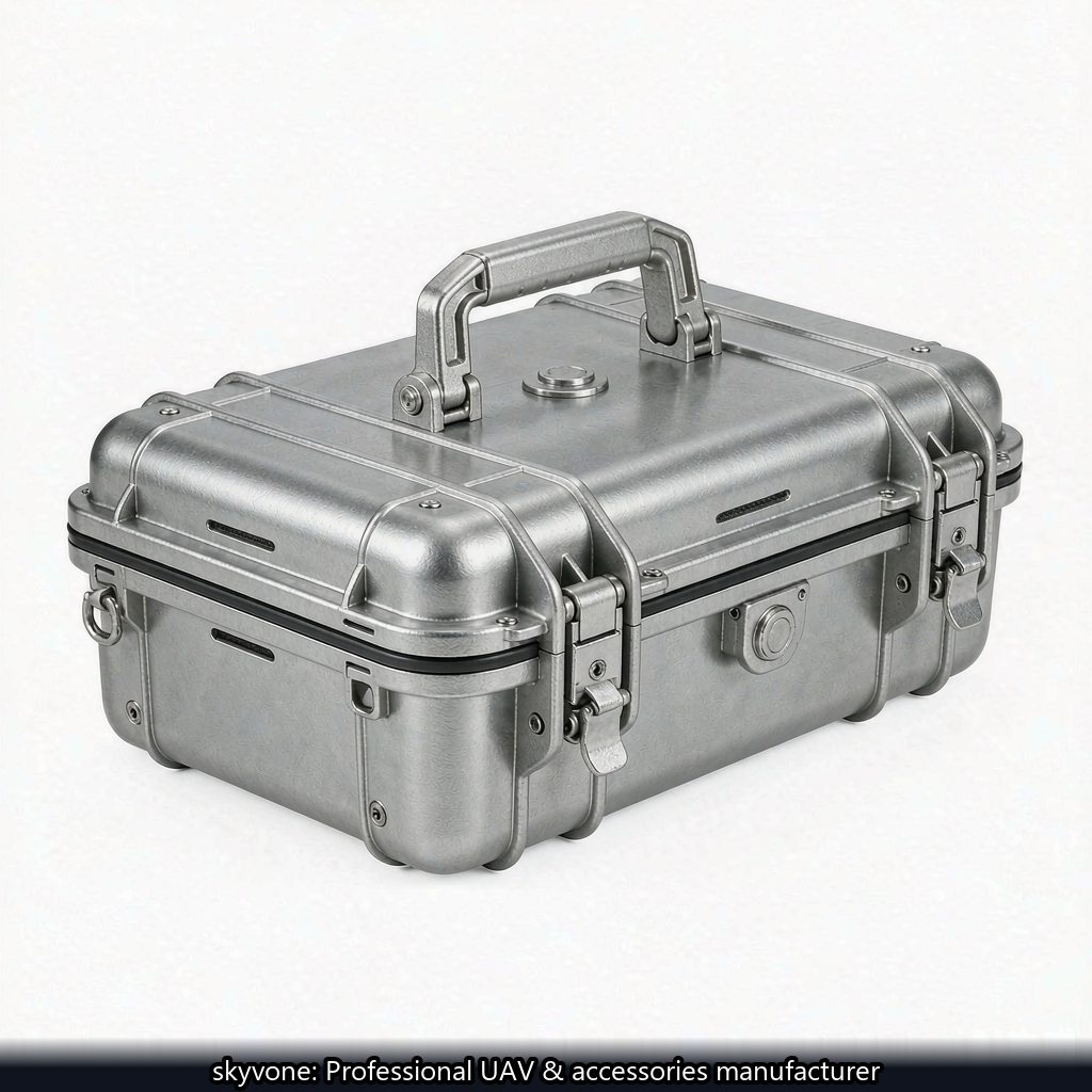 White hard-shell carrying case for Mini 4 Pro